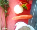 Foto del paso 1 de la receta: Arroz Saborizado Multicolor