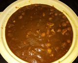 A picture of step 12 of Chole bhature.