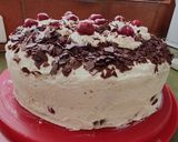 A picture of step 14 of Black forest cake.