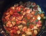 Foto del paso 2 de la receta: Pollo con pisto y huevo a la plancha