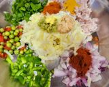 A picture of step 2 of Mix Vegetable Red Poha Cutlet.