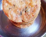 A picture of step 9 of Kasuri methi Masala puri.