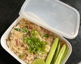 รูปขั้นตอนการทำที่ 4 ของ ข้าวผัดแหนม