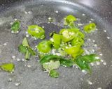 A picture of step 1 of Achari Bhindi Fry.