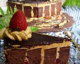 Chocolate Vertical Layer Cake langkah memasak 12 foto