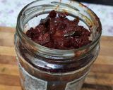 A picture of step 8 of Kerala style beetroot pickle.