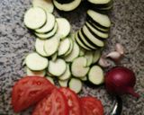 Une image de l'étape 1 de Légumes d'été au four.