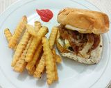 Foto langkah ke 9 dari resep Cheese Burger.