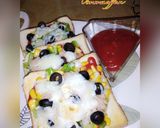 A picture of step 3 of Bread pizza.