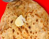 A picture of step 7 of Punjabi Aloo Parantha with anardana(dhaba style).