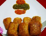 A picture of step 6 of Hung Curd Cutlet.