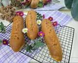 عکس مرحله 12 از دستور نان باگت زیره ای