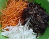 Hình bước làm 2 của món Miến trộn keto