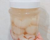 Hình bước làm 4 của món Vải thiều ngâm