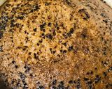 A picture of step 4 of Decadent checkers cake in microwave.
