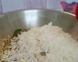 A picture of step 3 of Lemon rice.