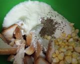A picture of step 1 of Bread corn cutlet.