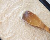 A picture of step 5 of Egyptian style basbousa.