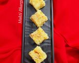 A picture of step 7 of Coconut Khoya Dry Fruit Fudge.