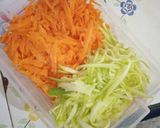 صورة لخطوة 2 من وصفة بريوات بالدجاج🍗 و الخضر 🥕🥒
