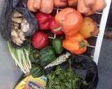 A picture of step 1 of Papaya sauce.