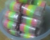 Foto langkah ke 9 dari resep Bolu kukus pelangi.