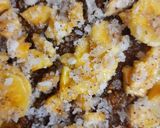 A picture of step 4 of Ela ada with banana filling.