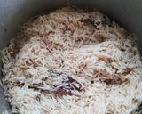 A picture of step 1 of Kashmiri Pulao.
