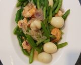 Foto langkah ke 4 dari resep Tumis Buncis Udang Telur Puyuh.