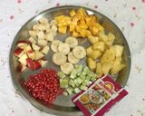 A picture of step 1 of Mixed Fruit Chat.