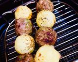 A picture of step 10 of Grilled Kofta and Potato Balls.
