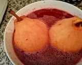 Une image de l'étape 3 de Poire pochée betterave chocolat noir 🍐🍫.