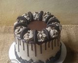 Gambar langkah 27 resipi Cookies and Cream Cake.