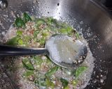 A picture of step 5 of Suran ki sukhi bhaji.