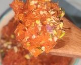 A picture of step 4 of Gajar ka halwa with khoya.