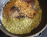 A picture of step 3 of Raw Mango carrot green chili garlic pickle.