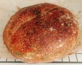Foto langkah ke 15 dari resep Blue-Orange Sprinkles Sourdough Bread.