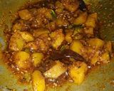 कद्दू की स्वादिष्ट खट्टी मीठी सब्ज़ी (Pumpkin Sabji Recipe In Hindi) रेसिपी चरण 4 फोटो