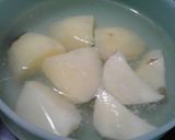 A picture of step 2 of Fish-gulash.
