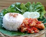 Foto langkah ke 6 dari resep Ayam geprek sambal korek kesayangan😍.