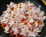 Foto del paso 8 de la receta Arroz integral con lacón y pimiento asado!🍚😋🍴