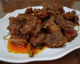 Foto langkah ke 7 dari resep Oseng Mercon Daging Sapi.