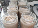 Vasos de avena sabor avellana y chocolate🍫🌰