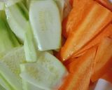 Hình bước làm 1 của món Salad bí ngòi