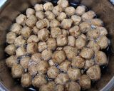 A picture of step 1 of Protein rich soybean mince - Soybean Keema.