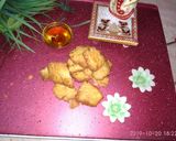 A picture of step 5 of Orissa Kasuri methi khaajaa pheni.