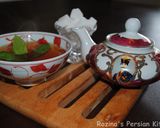 A picture of step 3 of Persian tea (Chai چای).