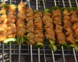 A picture of step 3 of Grilled Shish Tawook with Garlic Sauce 🍢🍡.