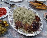 عکس مرحله 1 از دستور سبزی پلو با ماهی سال 99