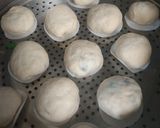 Foto langkah ke 4 dari resep Bakpao Cream Pandan Coklat.